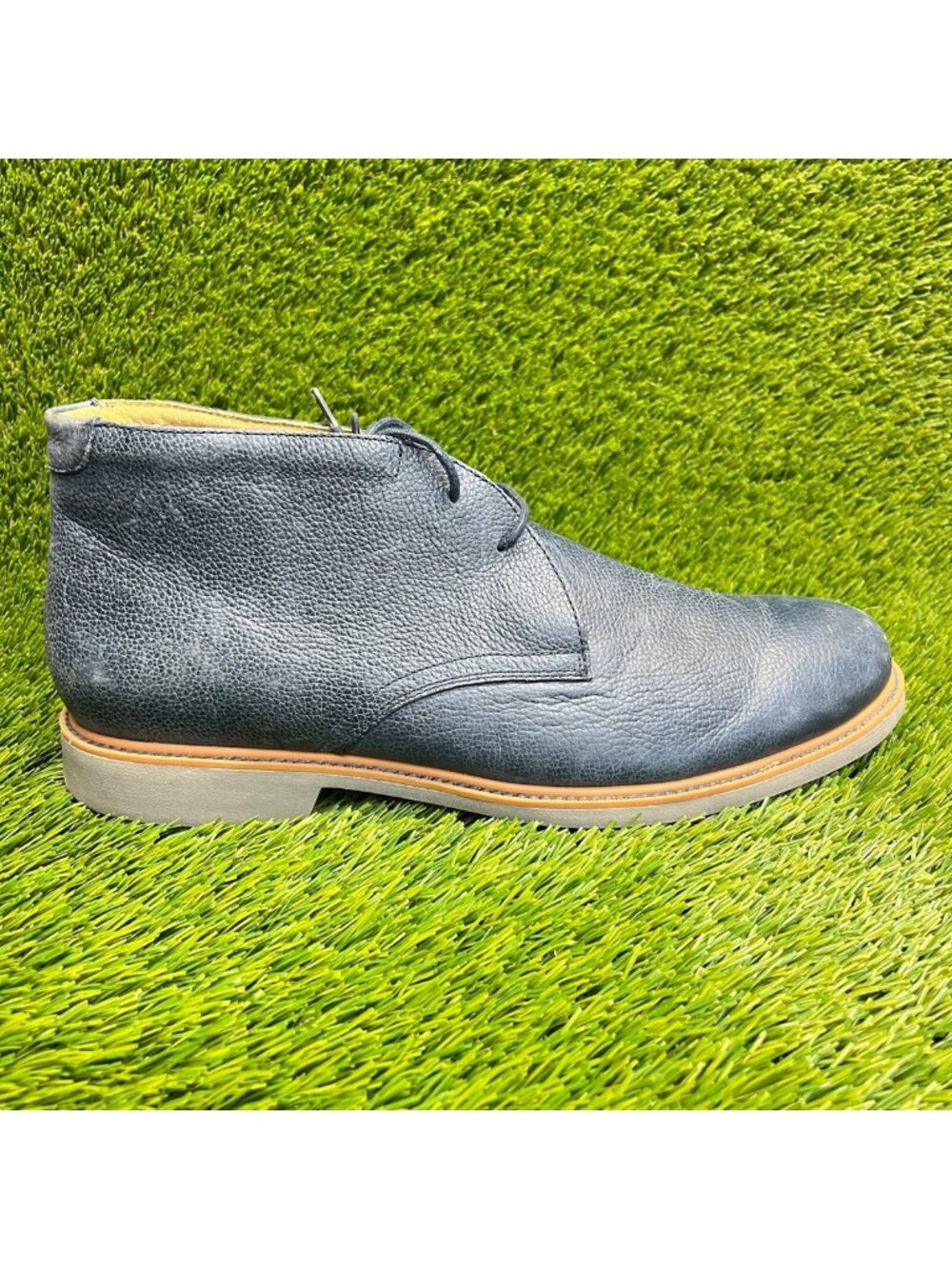 Cole Haan Grand OS‎ Great Jones Mens Size 12M Blue Casual Leather Chukka Boots